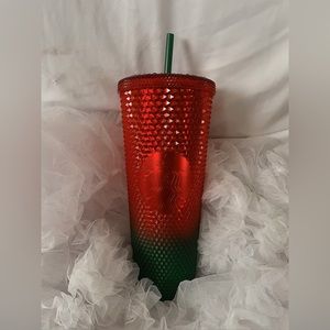 Disney world Starbucks Mickey holiday Christmas Venti studded tumbler